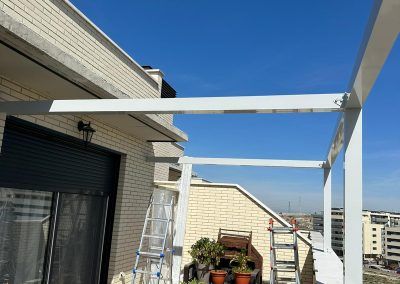estructura de aluminio para exterior
