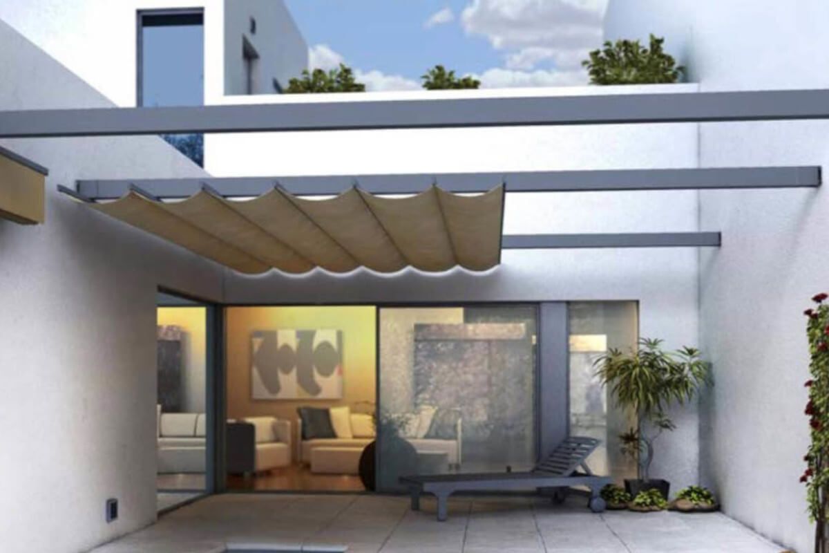 Principales características de una pérgola entre paredes 
